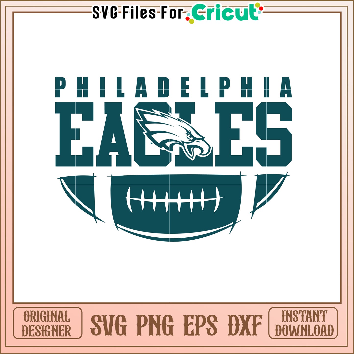 Philadelphia Eagles SVG Design for Football Fans