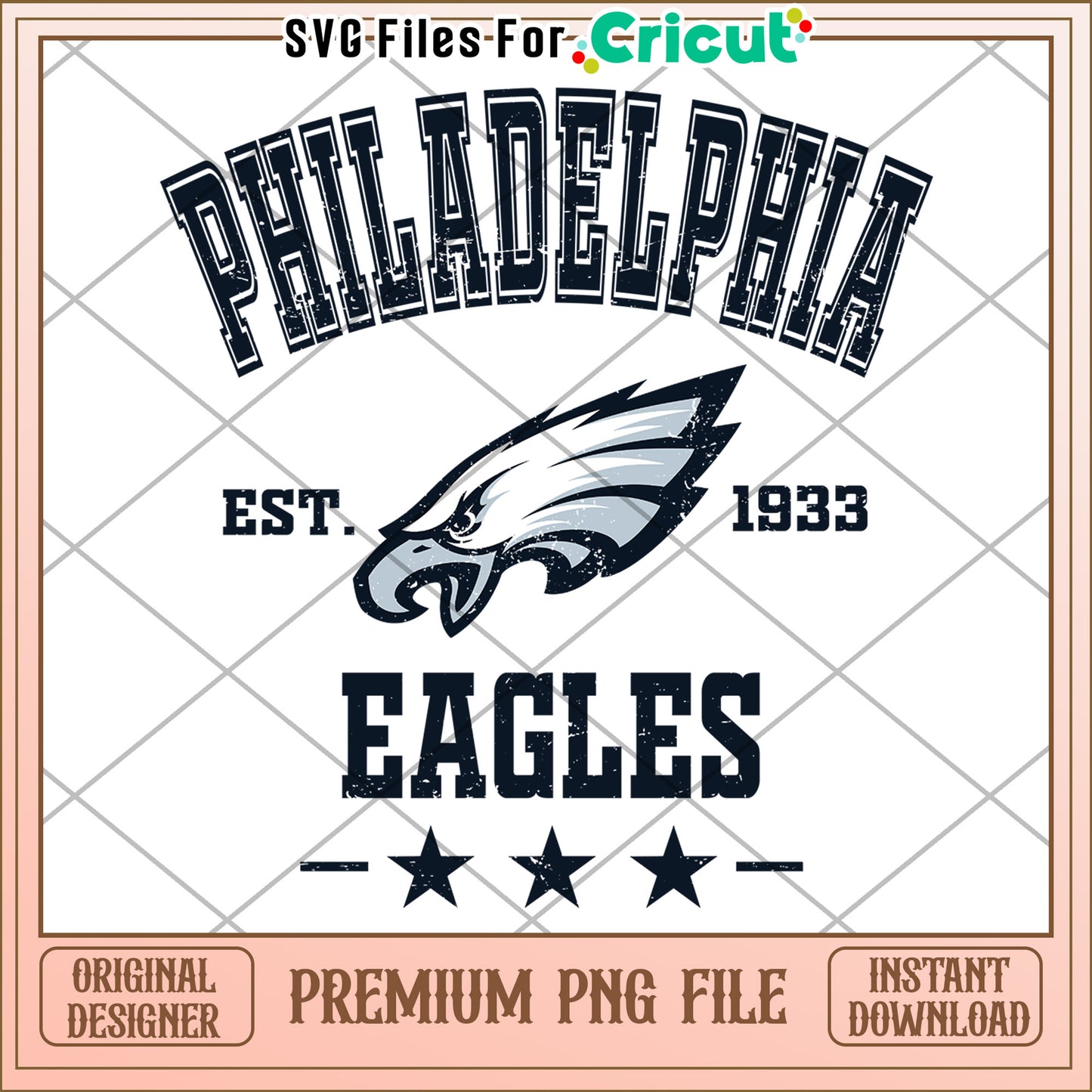Philadelphia Eagles design for Cricut, premium PNG file download