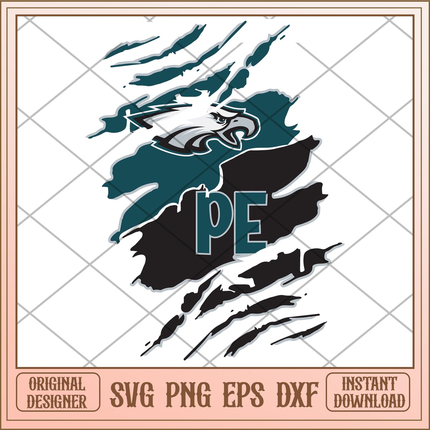 Philadelphia Eagles svg, ncaa characters svg, digital download
