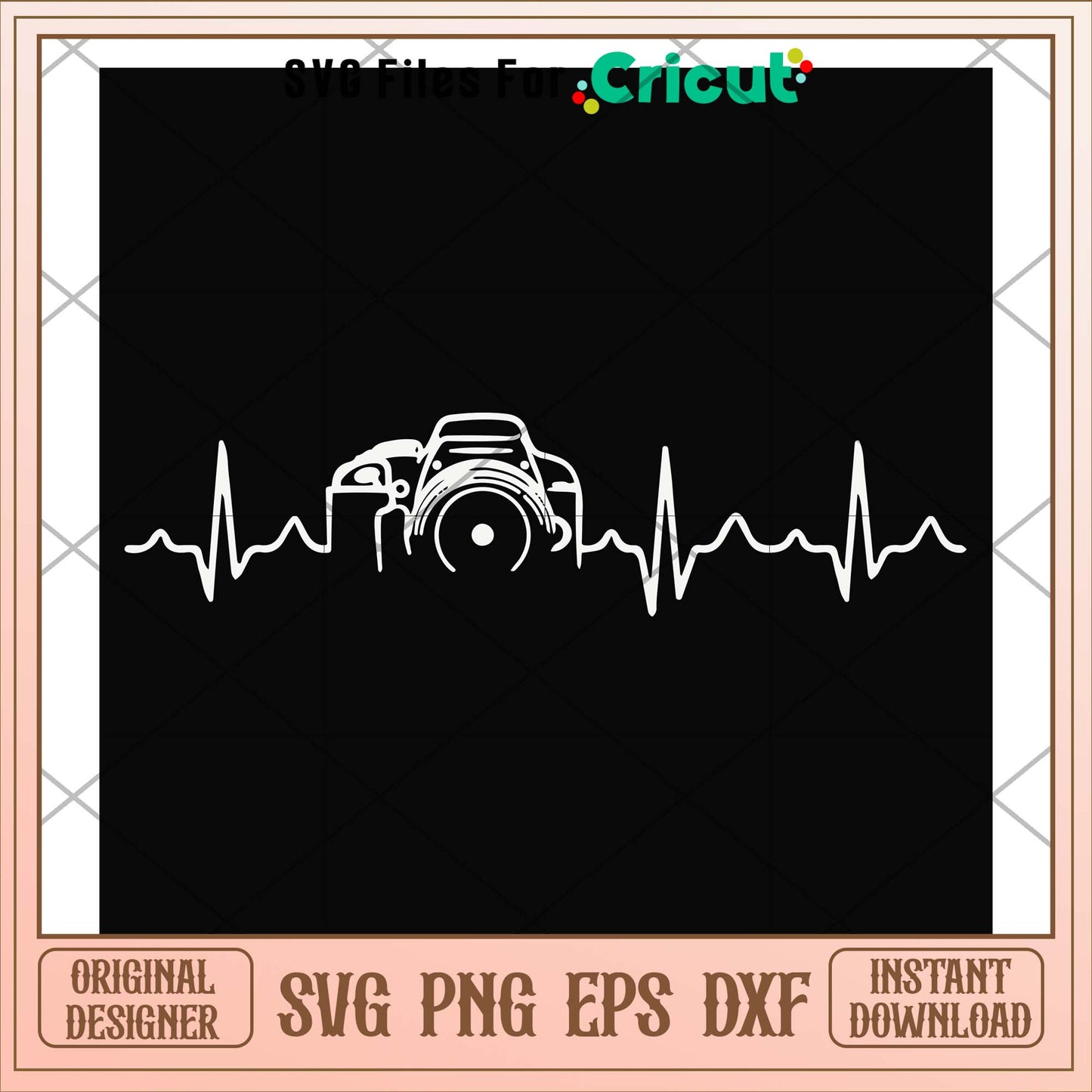 Photograph heartbeat svg, photograph svg, funny svg