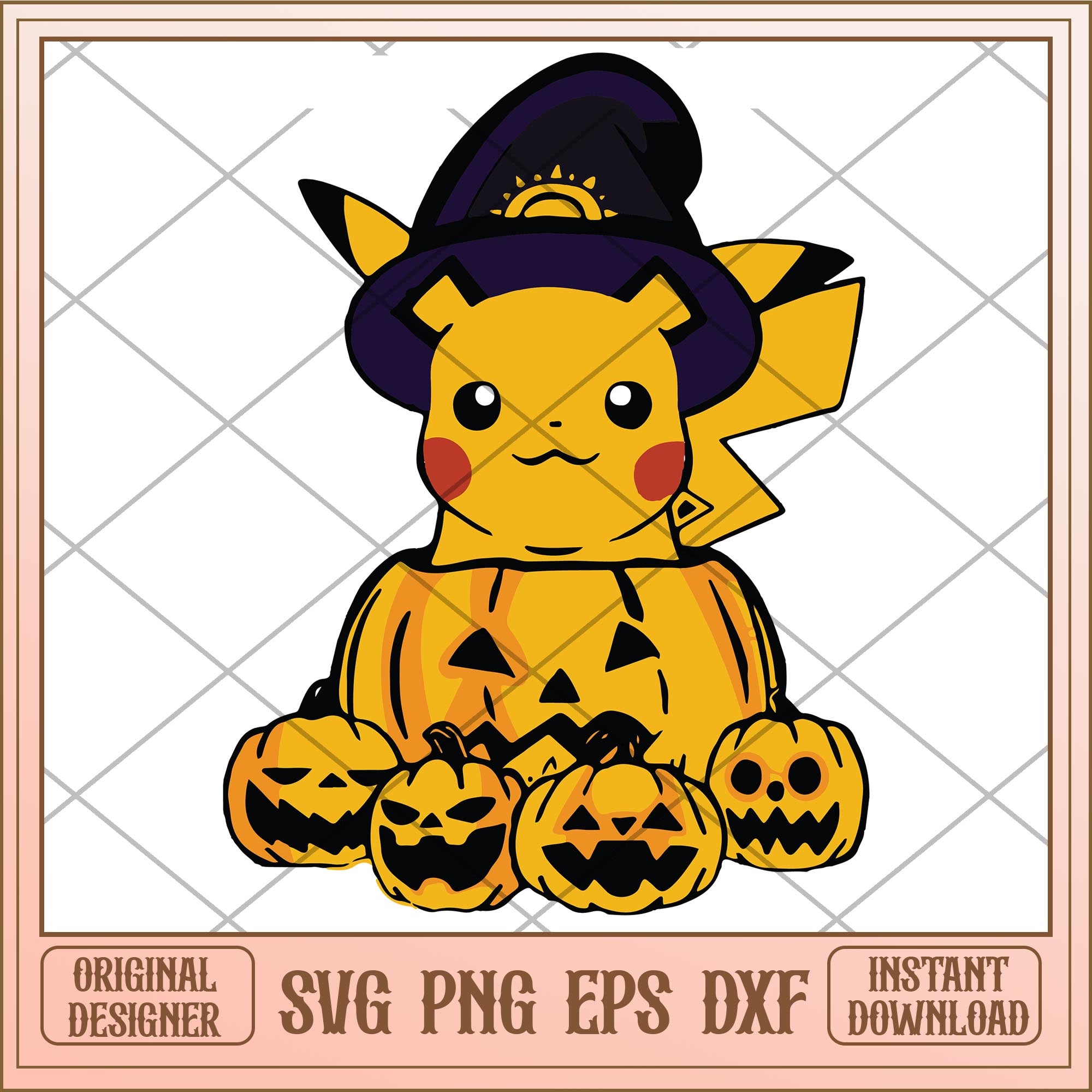 Pikachu halloween svg, halloween characters svg, digital download – svg ...