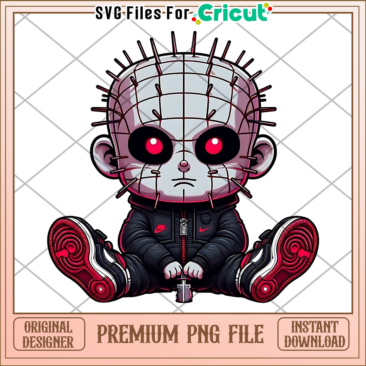 Pinhead chibi png, halloween decorations png, halloween ends png