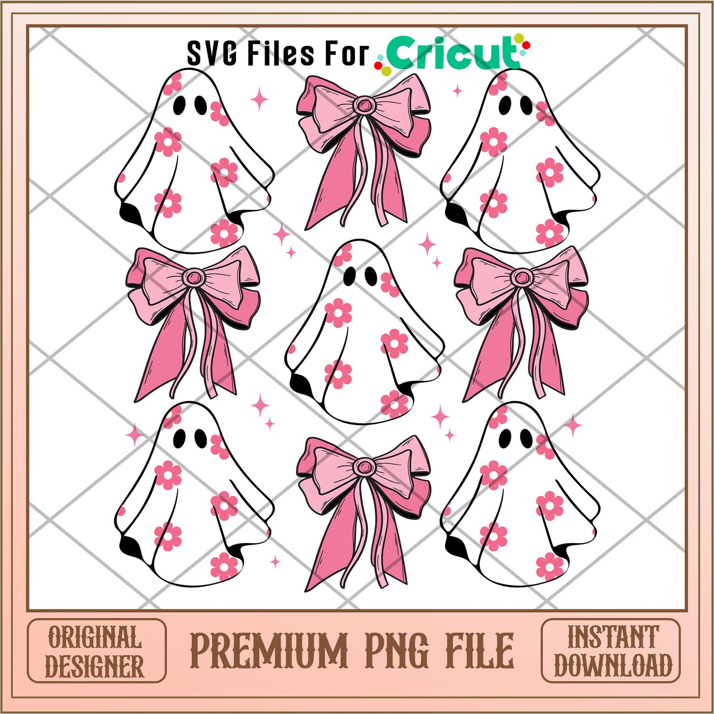 Pink Ghost Coquette png, Disney characters png, Digital Download