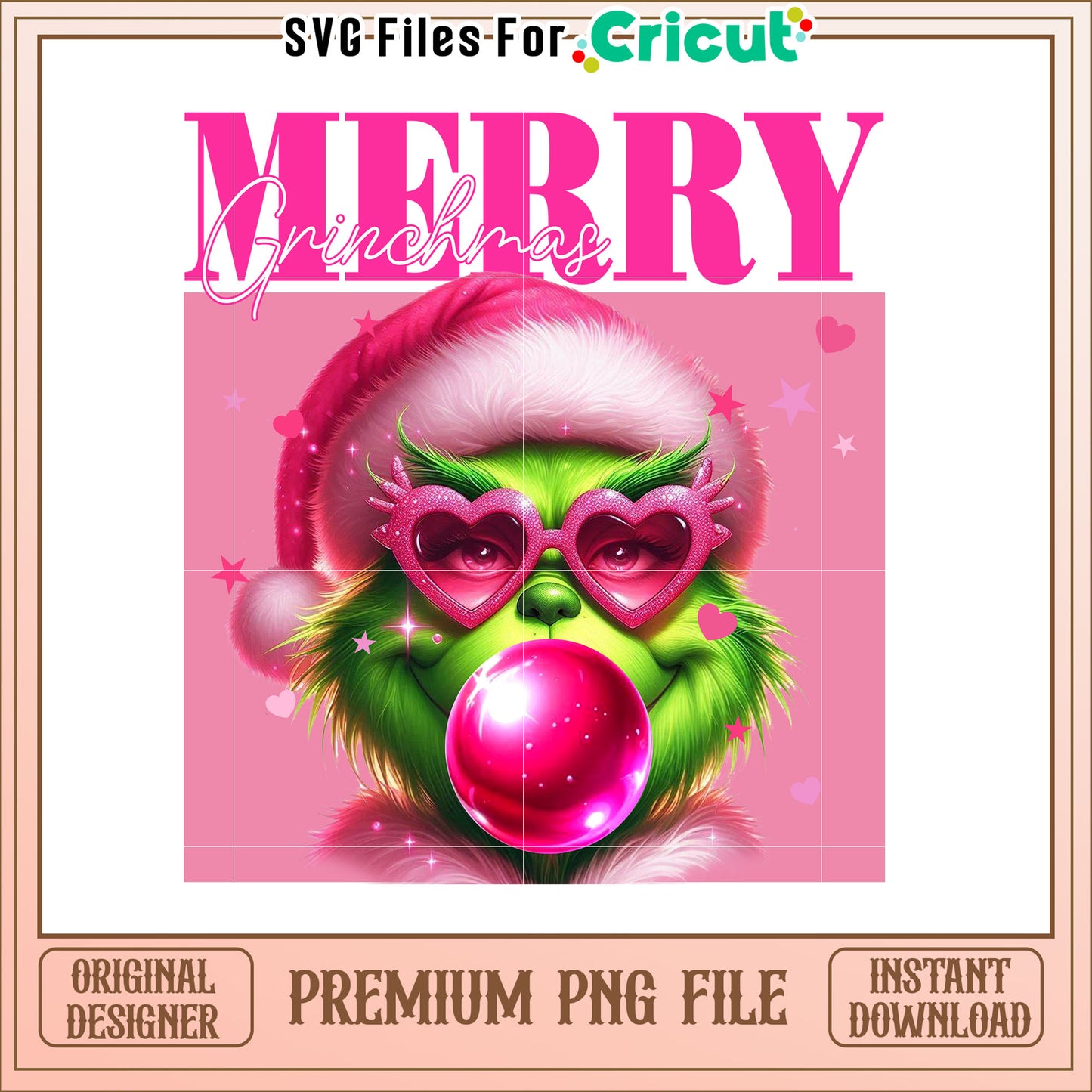 Pink Grinchmas PNG Image Download