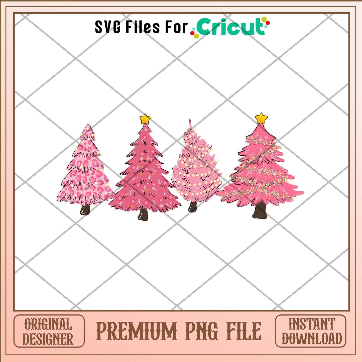 Pink pine tree png, christmas tree png, merry christmas png