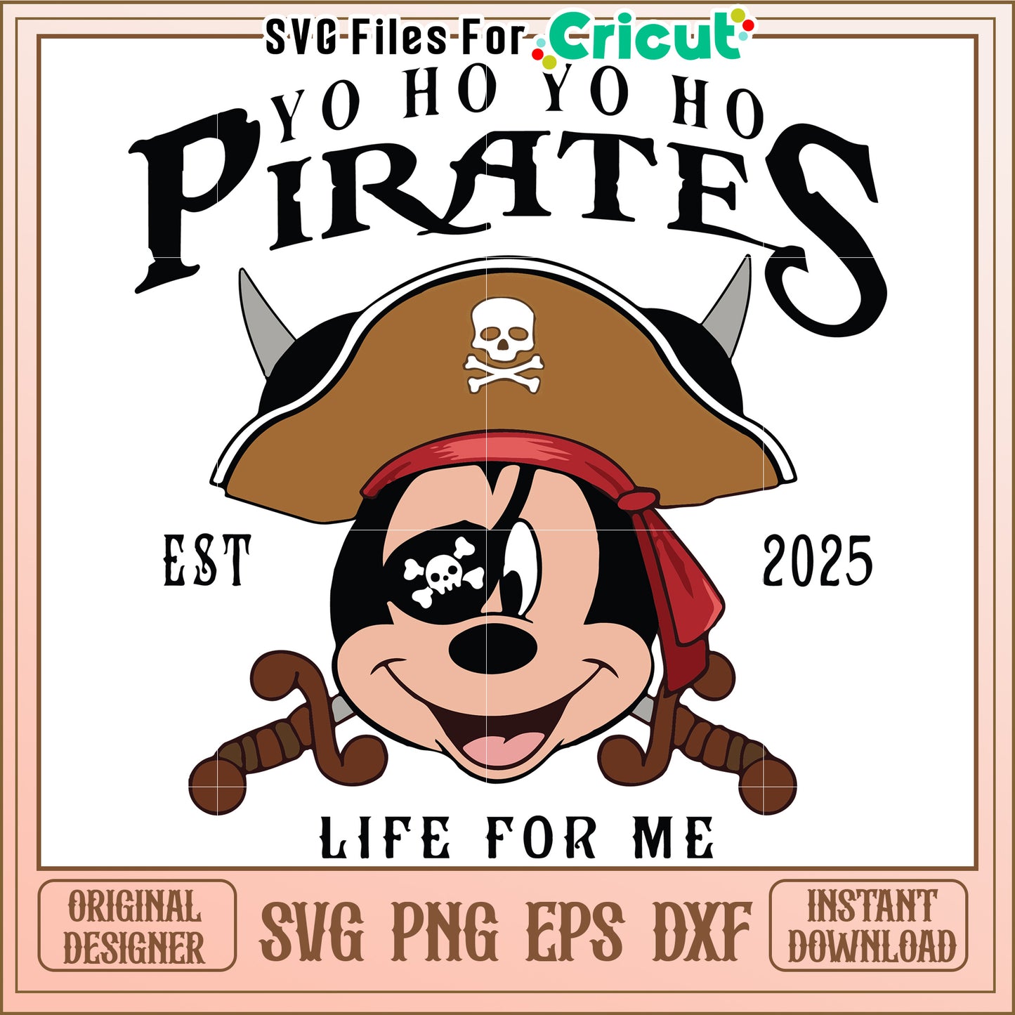 Pirate Character Design for Fun Apparel, Perfect for Themed Events