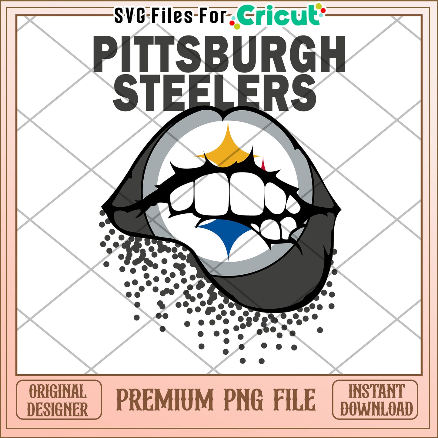 Pittsburgh Steelers PNG Design for Cricut, Unique Sports Decor