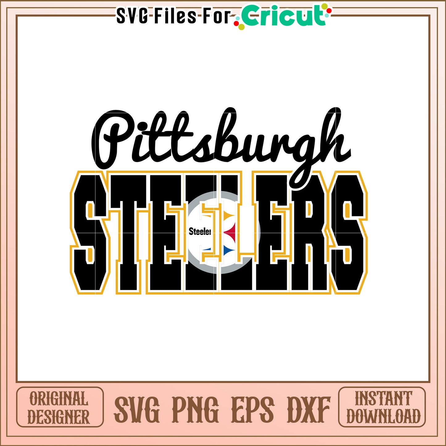 Pittsburgh Steelers SVG Design for Fans and Crafters