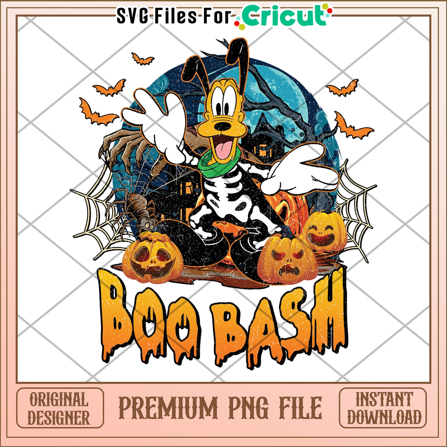 Pluto boo bash png, halloween events png,trick or treat png