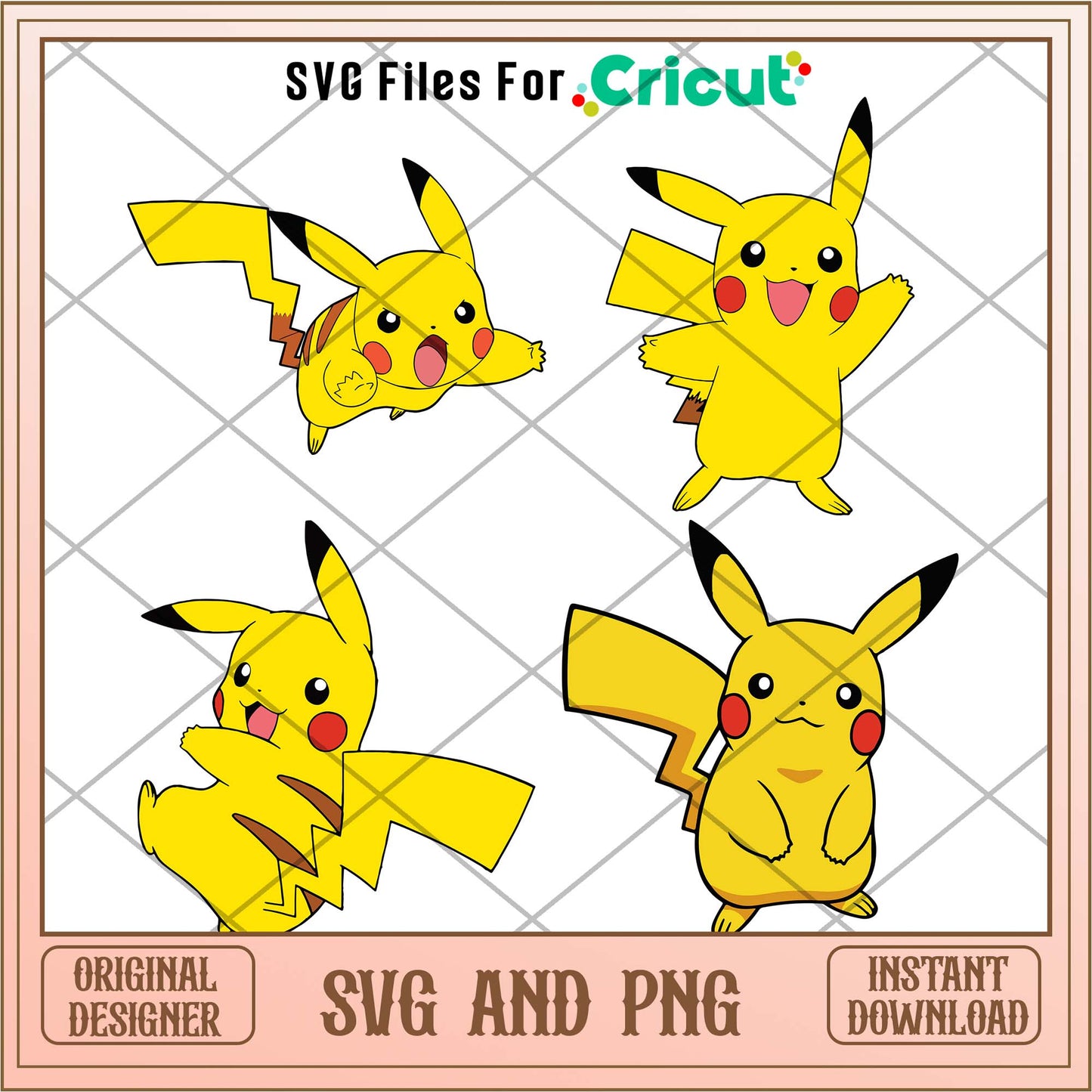 Powerful Pokemon Pika svg bundle, Pikachu bundle - Svgfileforcricut