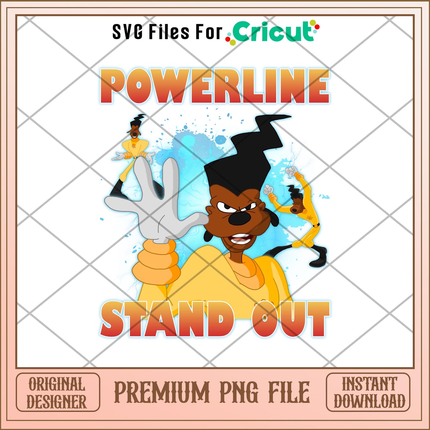 Powerline Stand Out png, Disney characters png, Digital Download