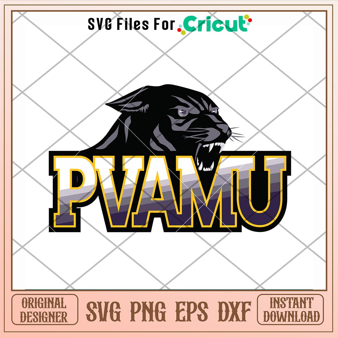Prairie View A&M Panthers Logo Svg, Prairie View A&M Panthers Svg, NCAA Svg