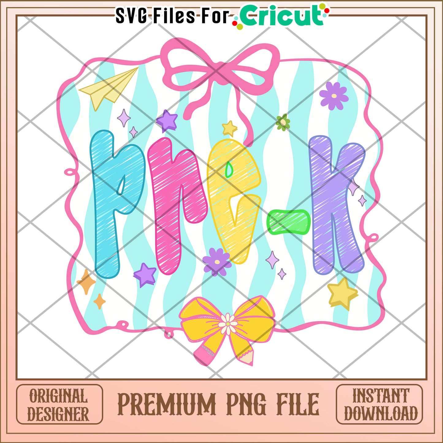 Pre k design png, making learning fun png, back to school png