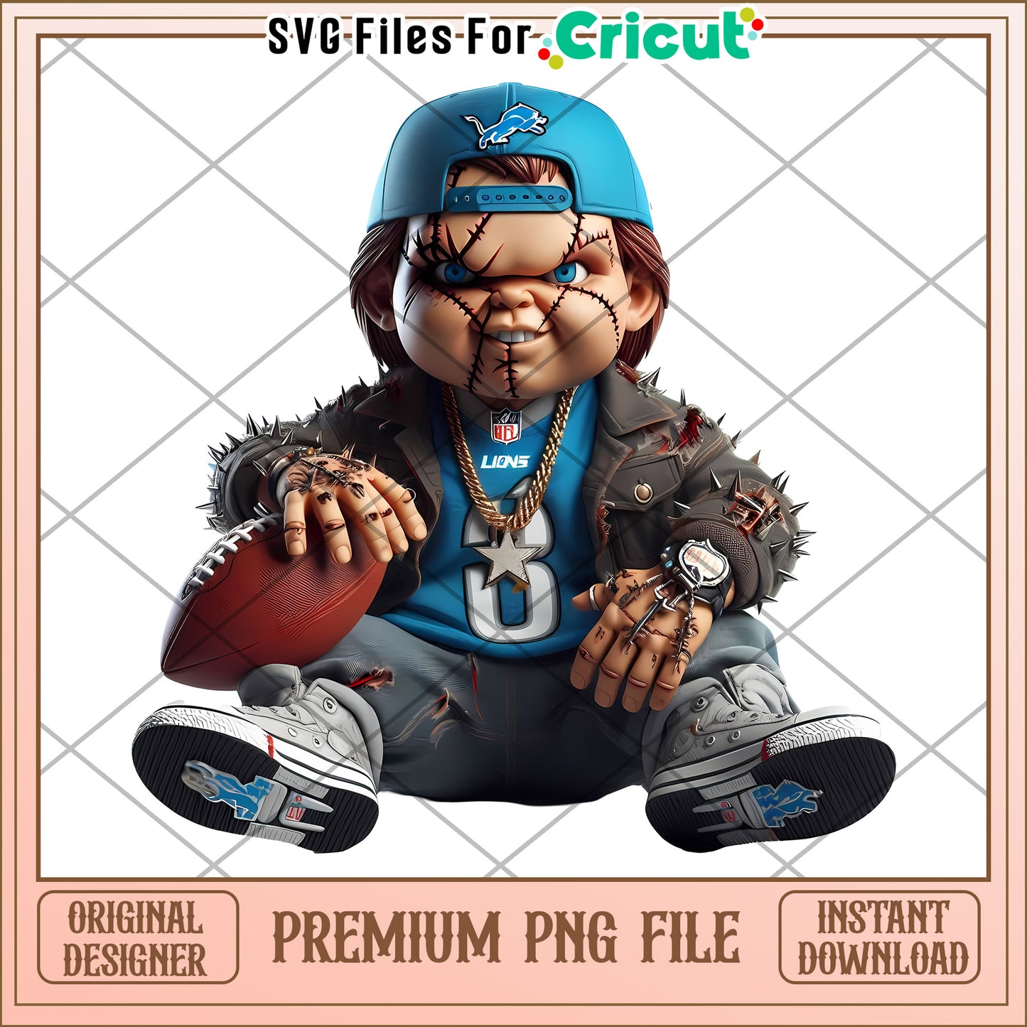 Premium PNG File of Cool Sporty Doll, Ideal for Craft Projects