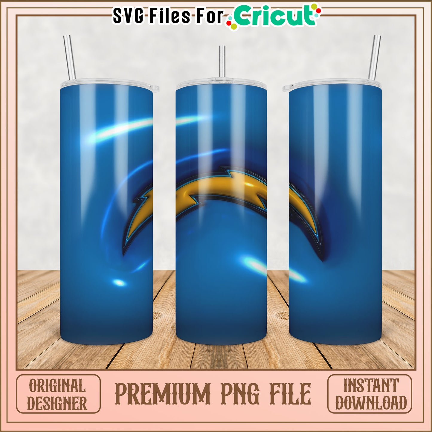 Premium PNG Tumbler Design for Cricut Chargers Fans Download