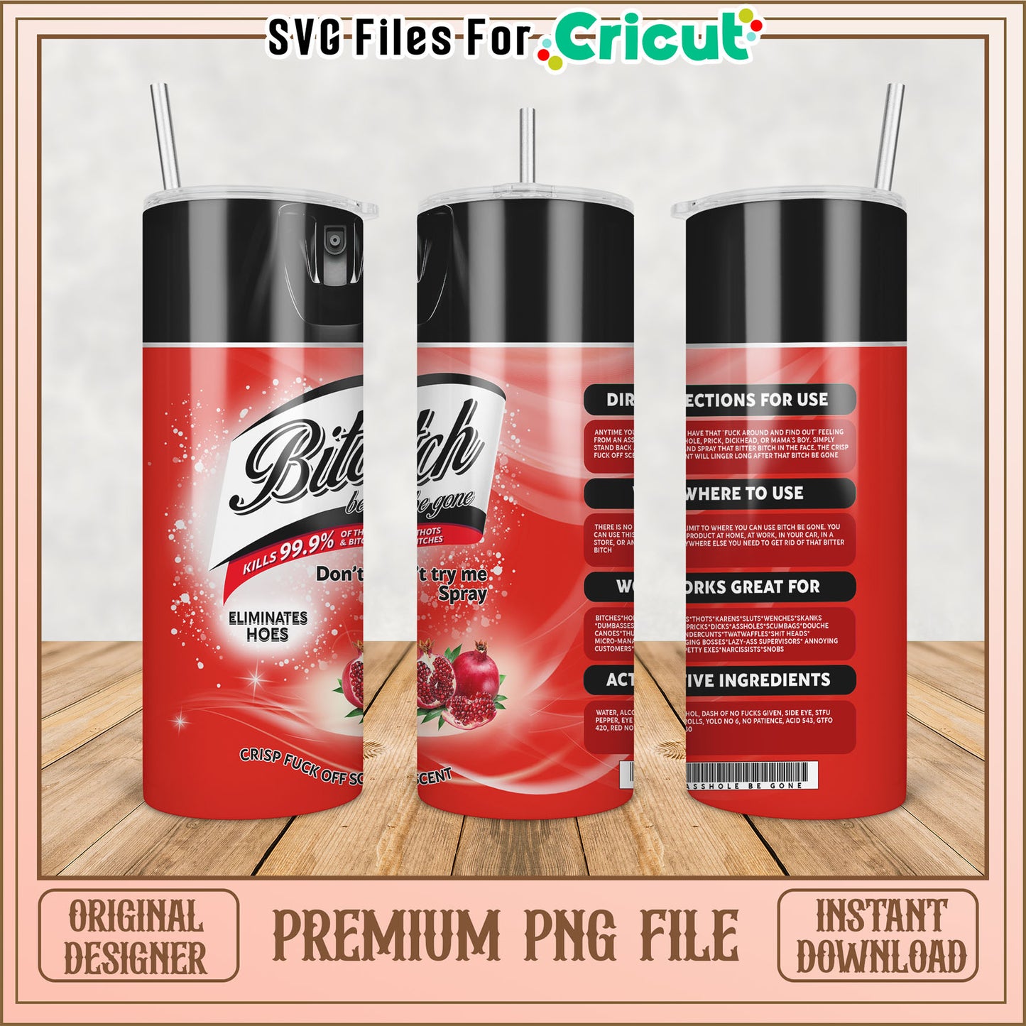 Premium Tumbler PNG File for DIY Projects and Crafting Fun