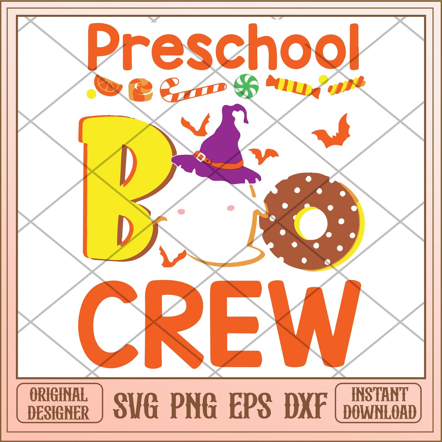 Preschool boo crew svg, Disney characters svg, digital download