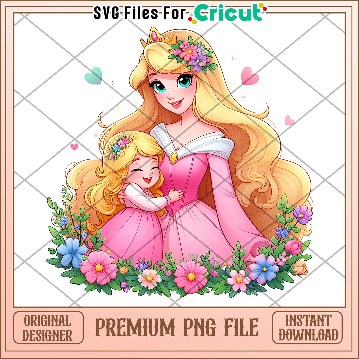 Princess Aurora PNG Sublimation Design