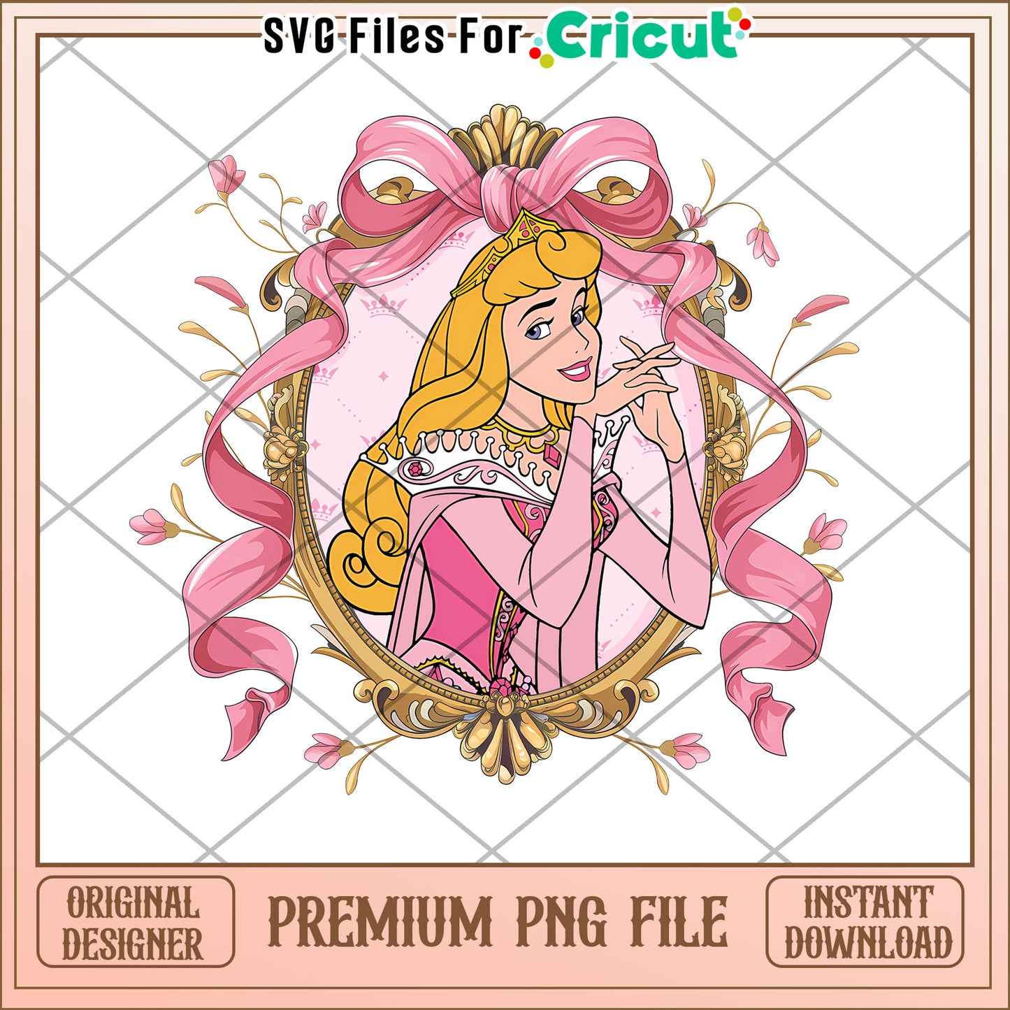 Princess Aurora PNG Sublimation Design