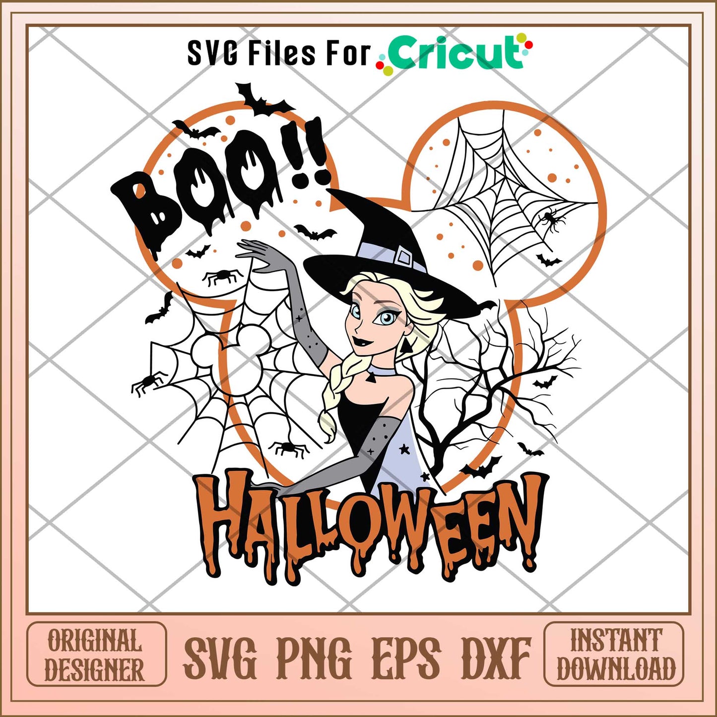 Princess Elsa Halloween Svg, Disney princess name svg, digital download