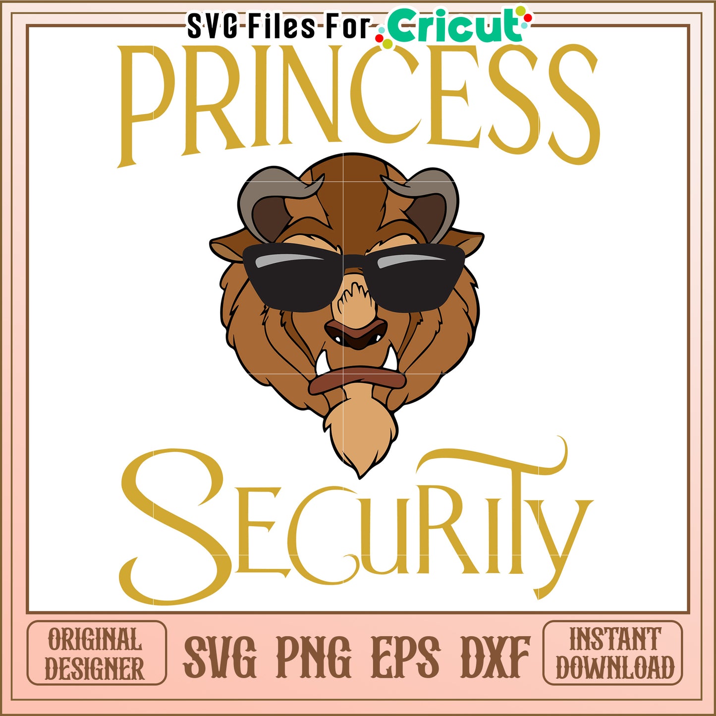 Princess Security SVG Cut File