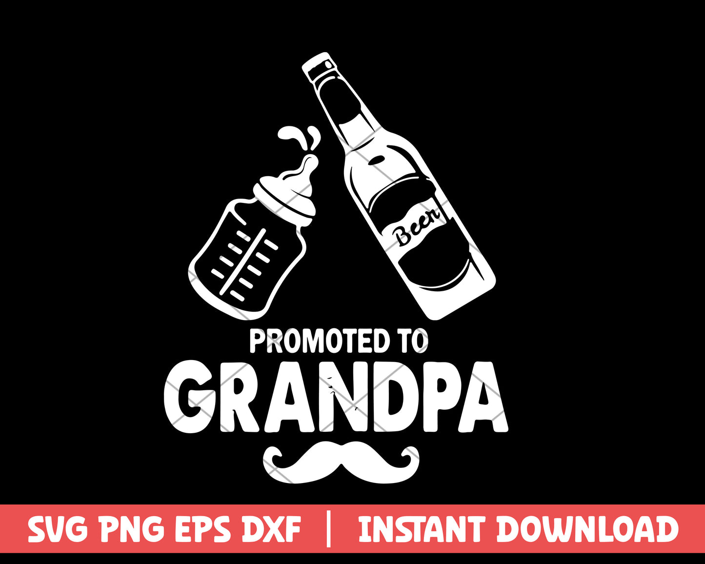 Promoted to drandpa mothers day svg