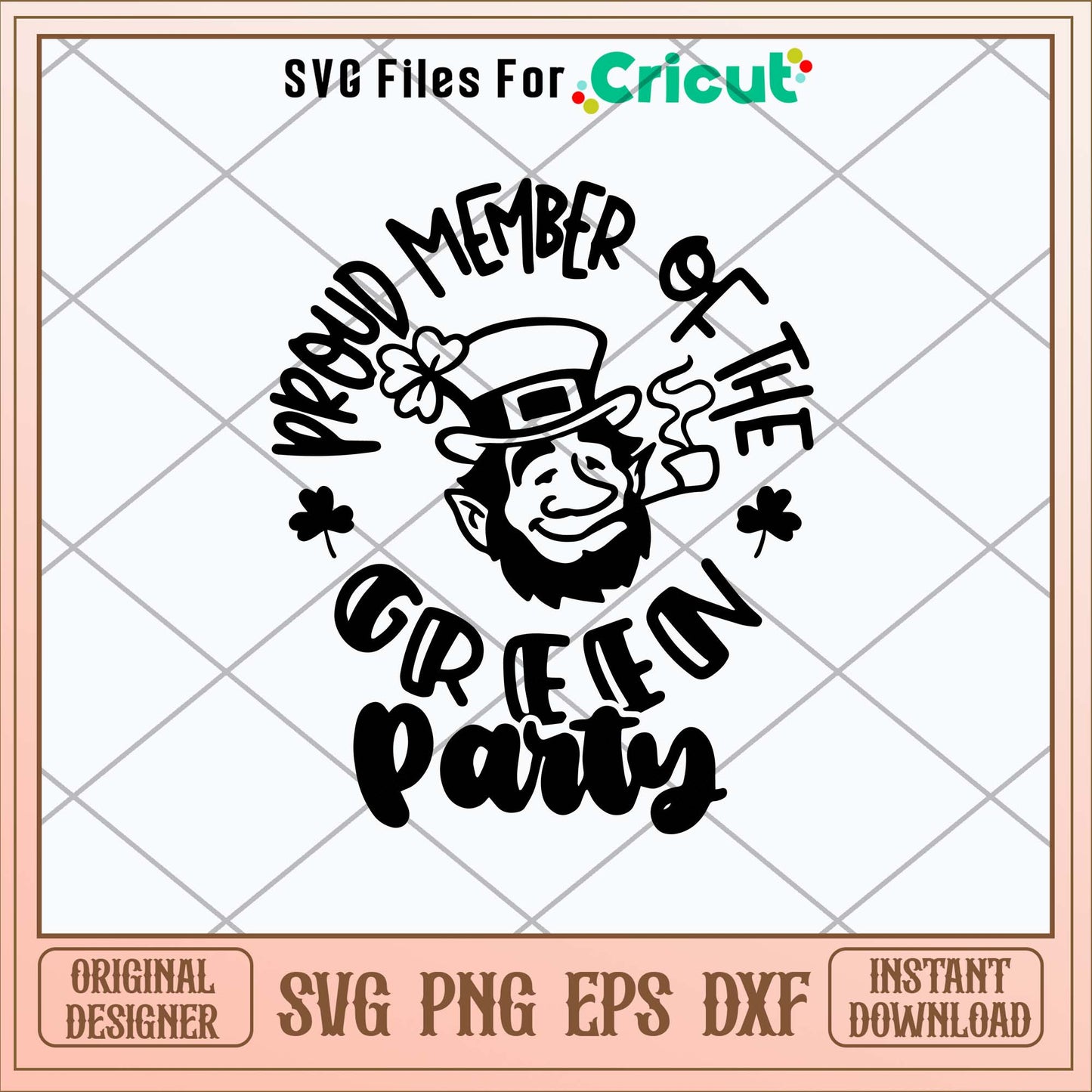 Proud member of the Green Party Svg, Png Dxf Eps File-Svgfilesforcricut