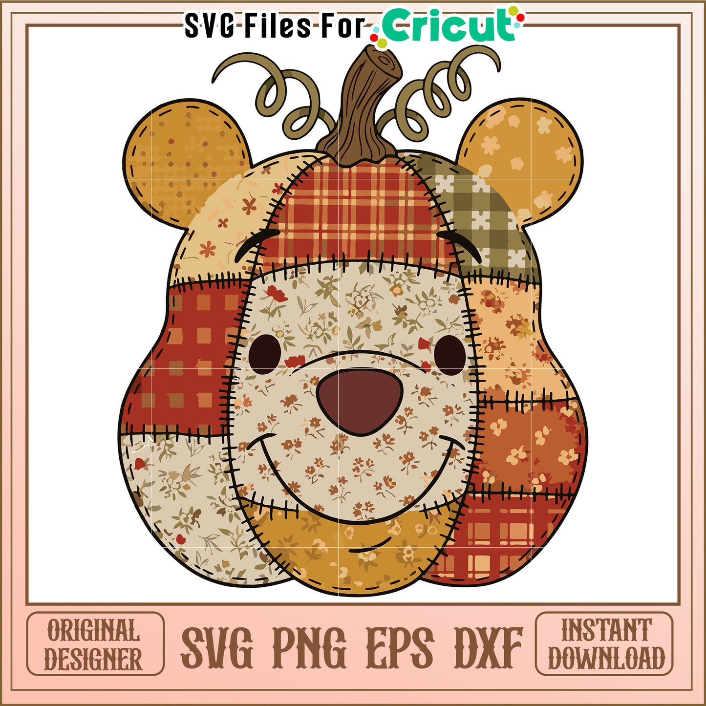 Pumpkin pooh svg, halloween movies svg, halloween toys svg