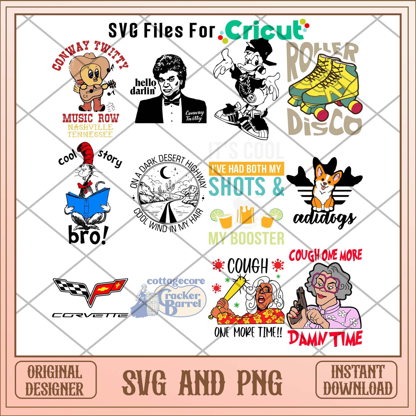 Quotes grandma cough svg bundle, Cute quotes art svg bundle - Svgfileforcricut