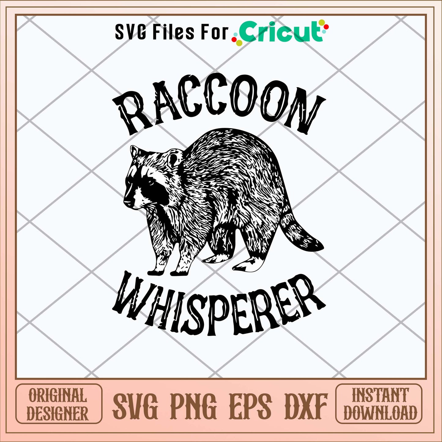 Raccoon Whisperer Svg, Raccoon Svg-Svgfilesforcricut