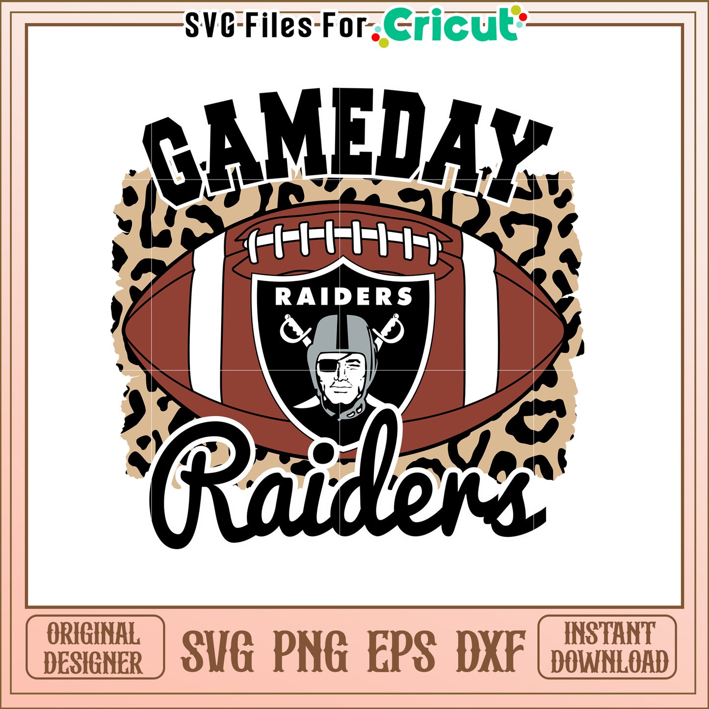 Raiders Game Day SVG Design