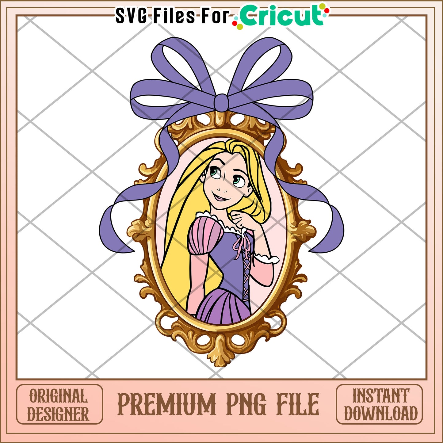 Rapunzel PNG Image Instant Download