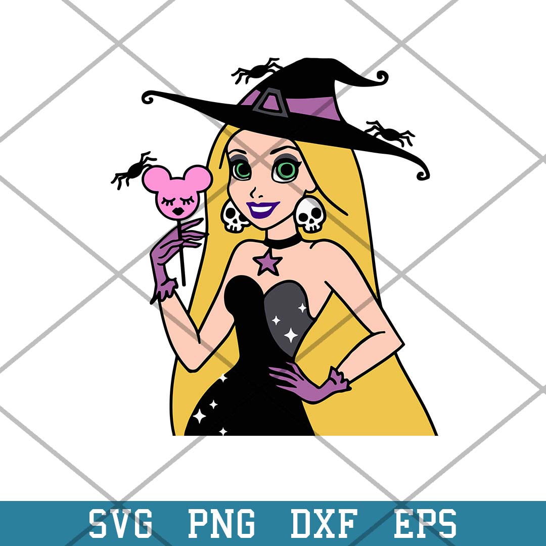 Rapunzel Princess Halloween Svgg, Disney Princess Svg-Svgfilesforcricut