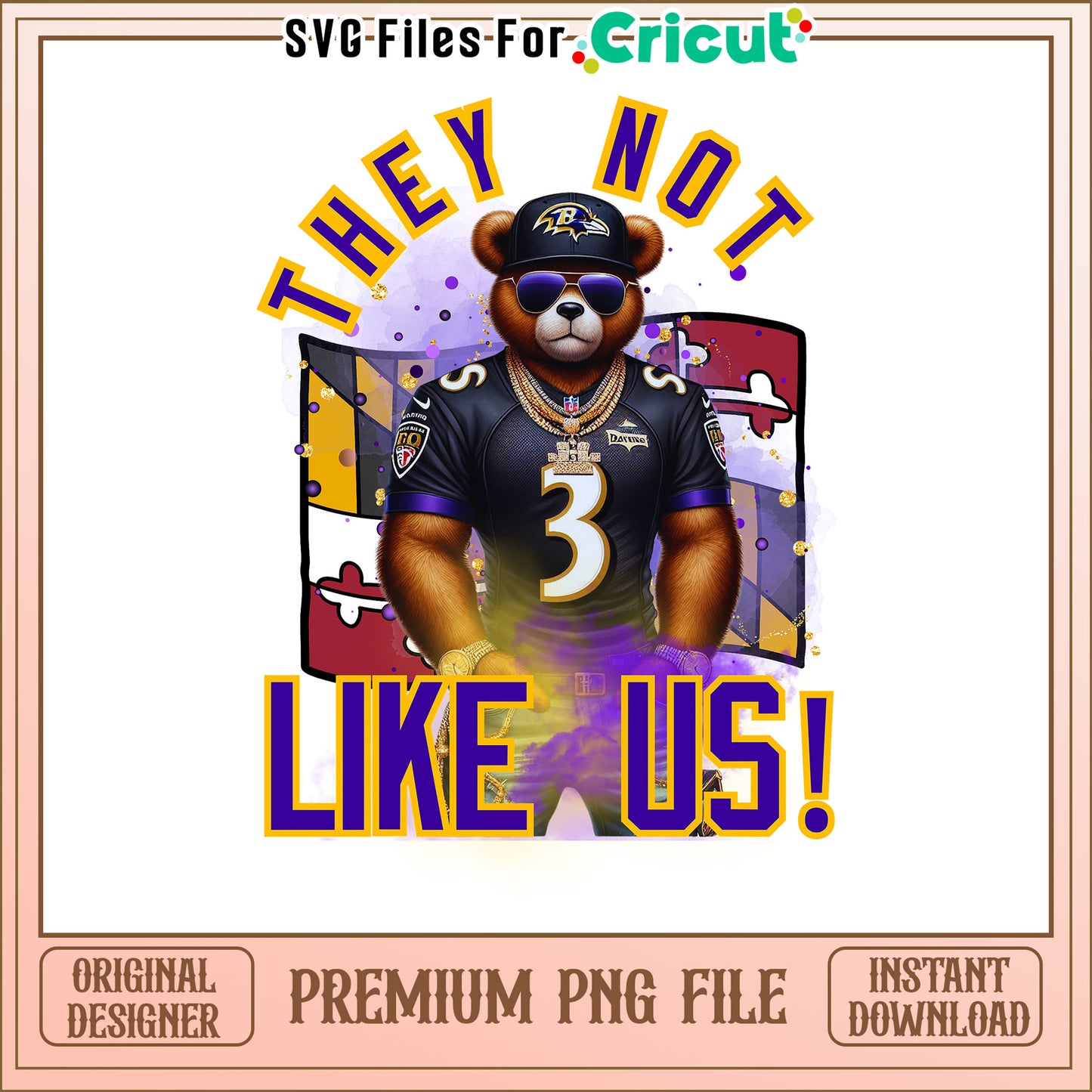 Ravens they not like us png, Baltimore Ravens png, NFL png