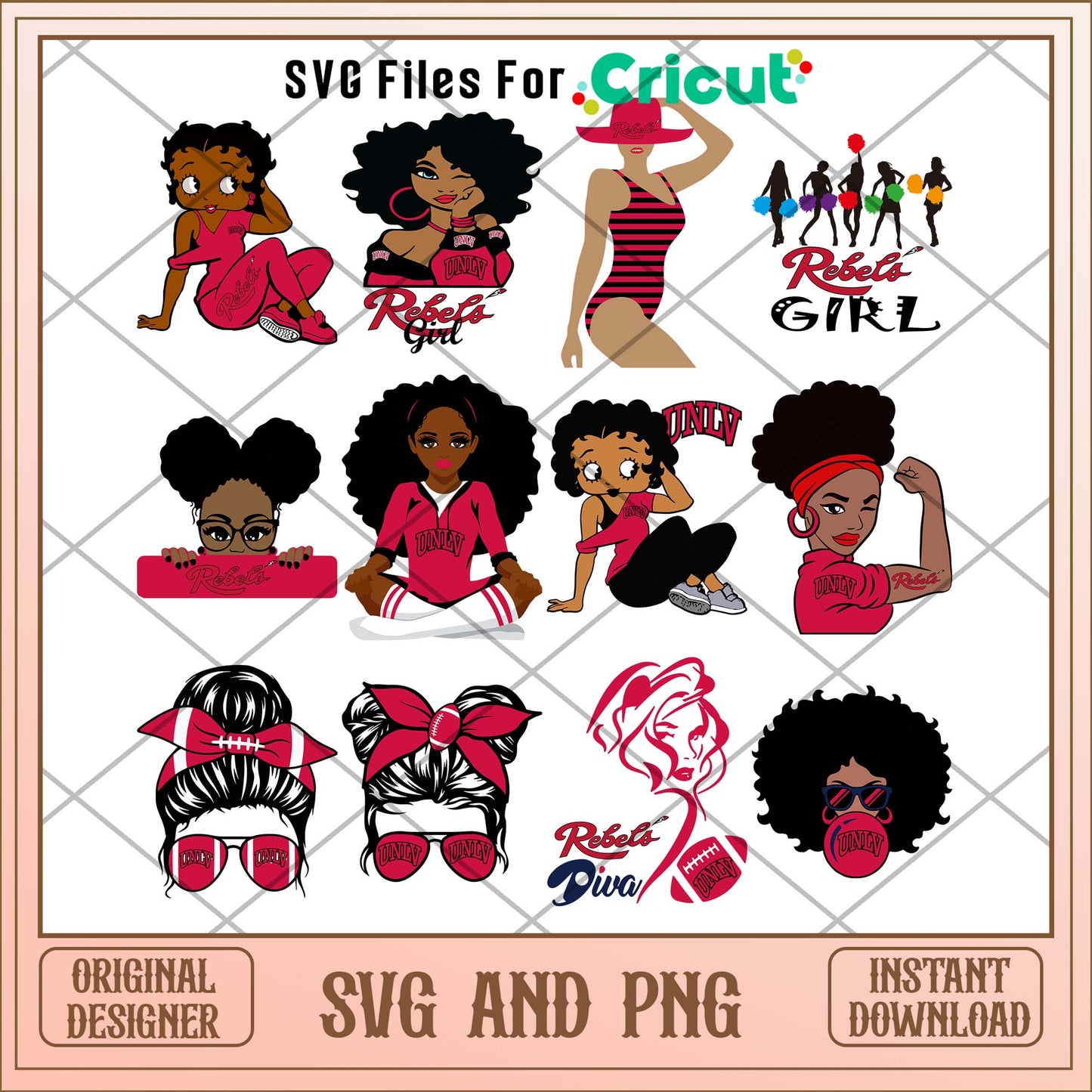 UNLV Rebels svg, UNLV Rebels college svg bundle, NCAA svg