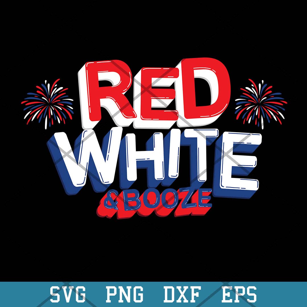 Red White And Booze Drinking Svg, Halloween Svg-Svgfilesforcricut
