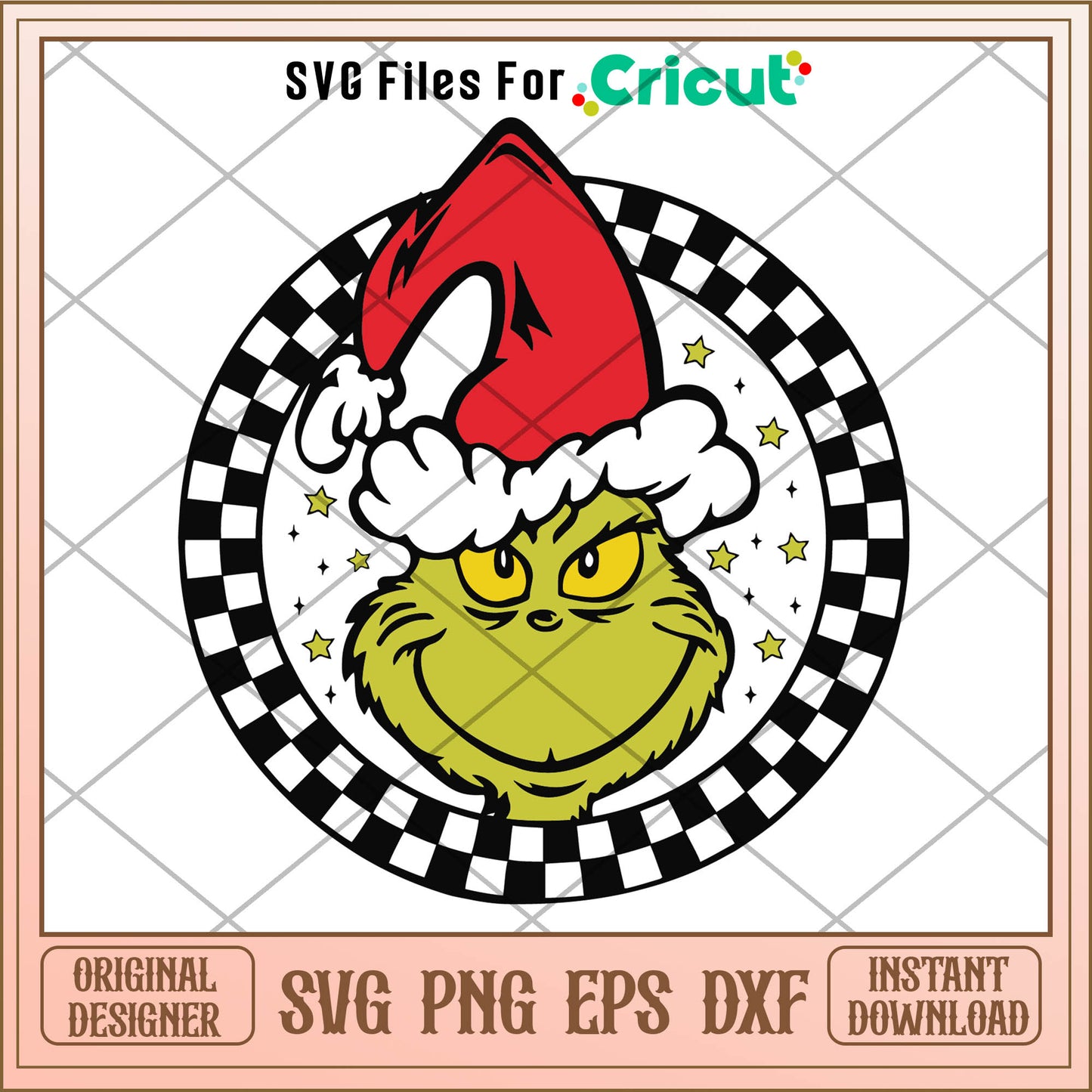 Retro Grinch Max Cindy Lou Who SVG, the grinch face svg