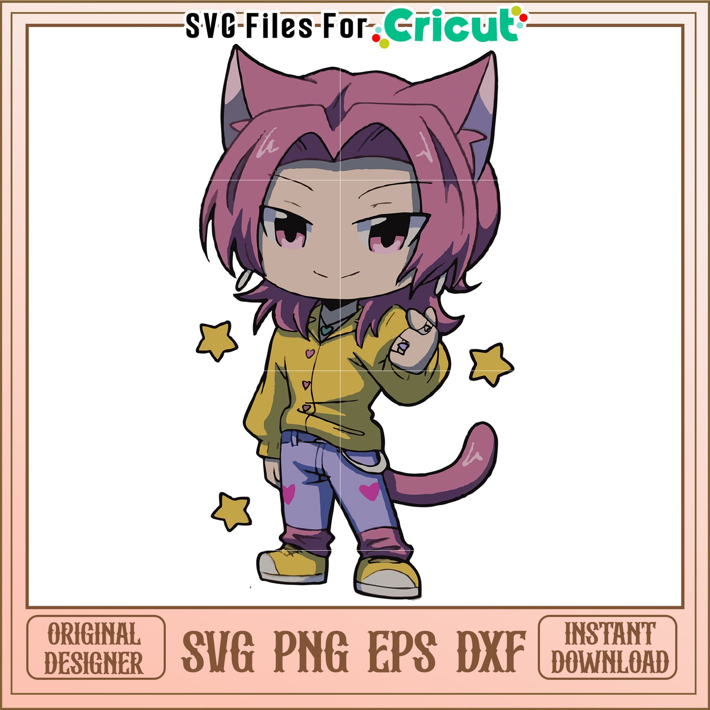 Romance cat svg, kpop band svg, kpop demon hunters svg