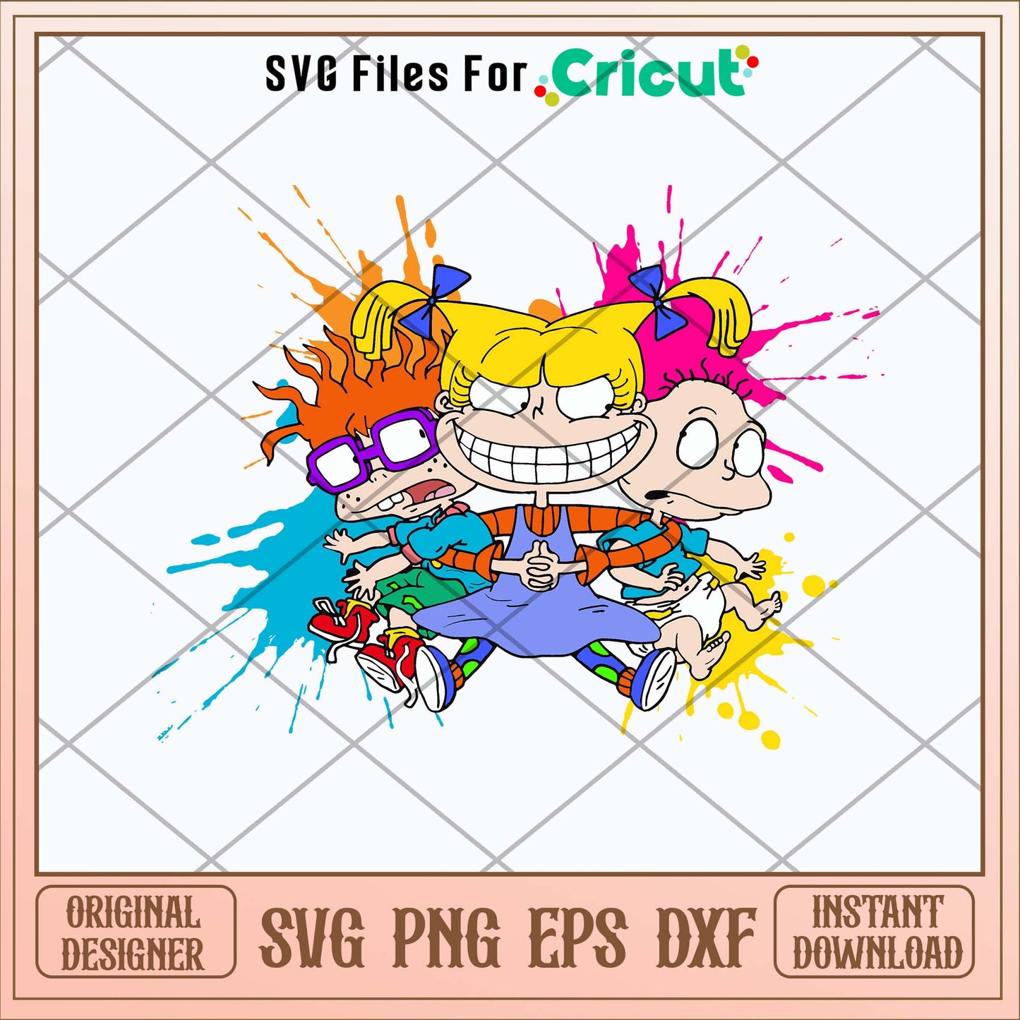 Rugrats Svg, Colorful Rugrats Svg-Svgfilesforcricut