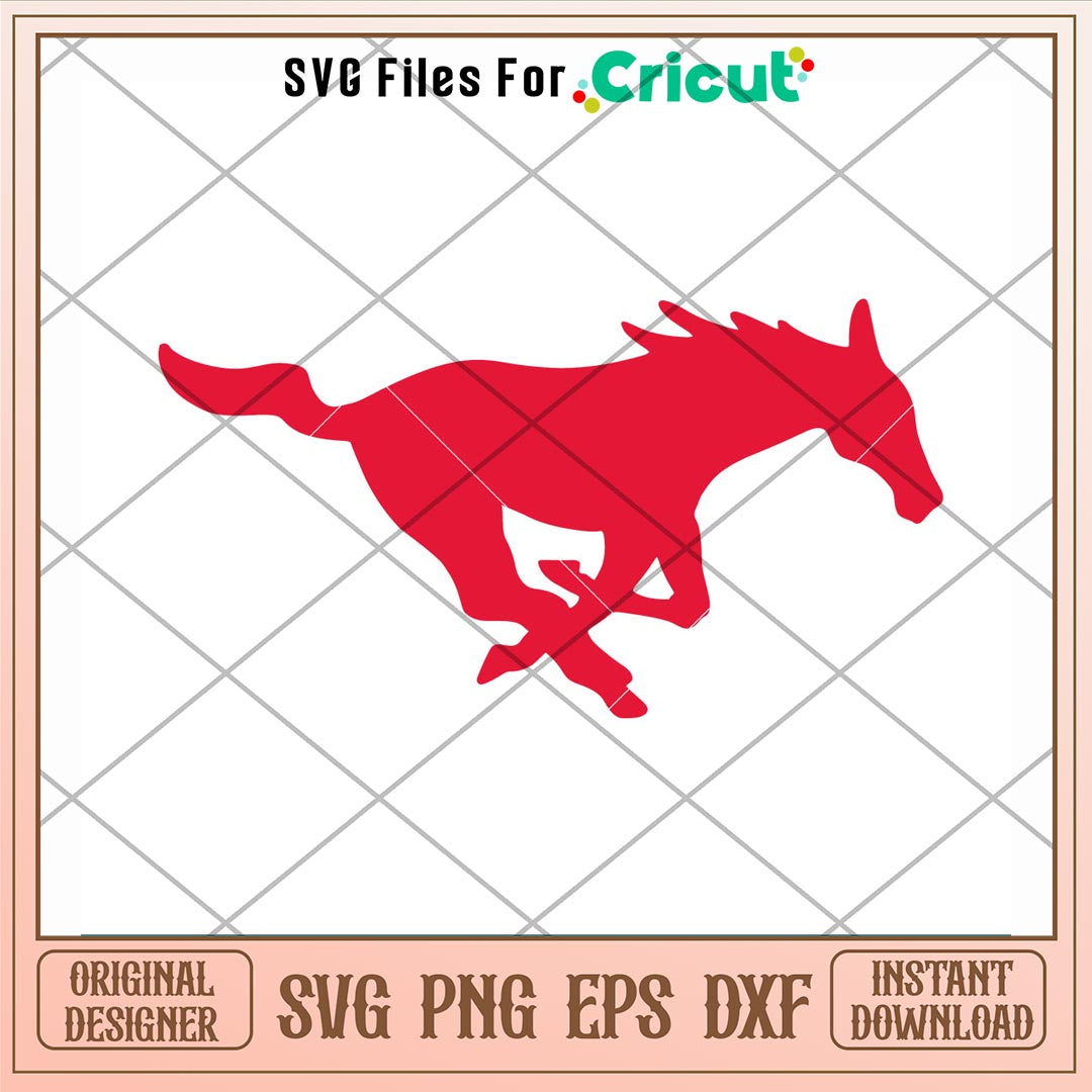 SMU Mustangs Logo Svg, SMU Mustangs Svg, NCAA Svg