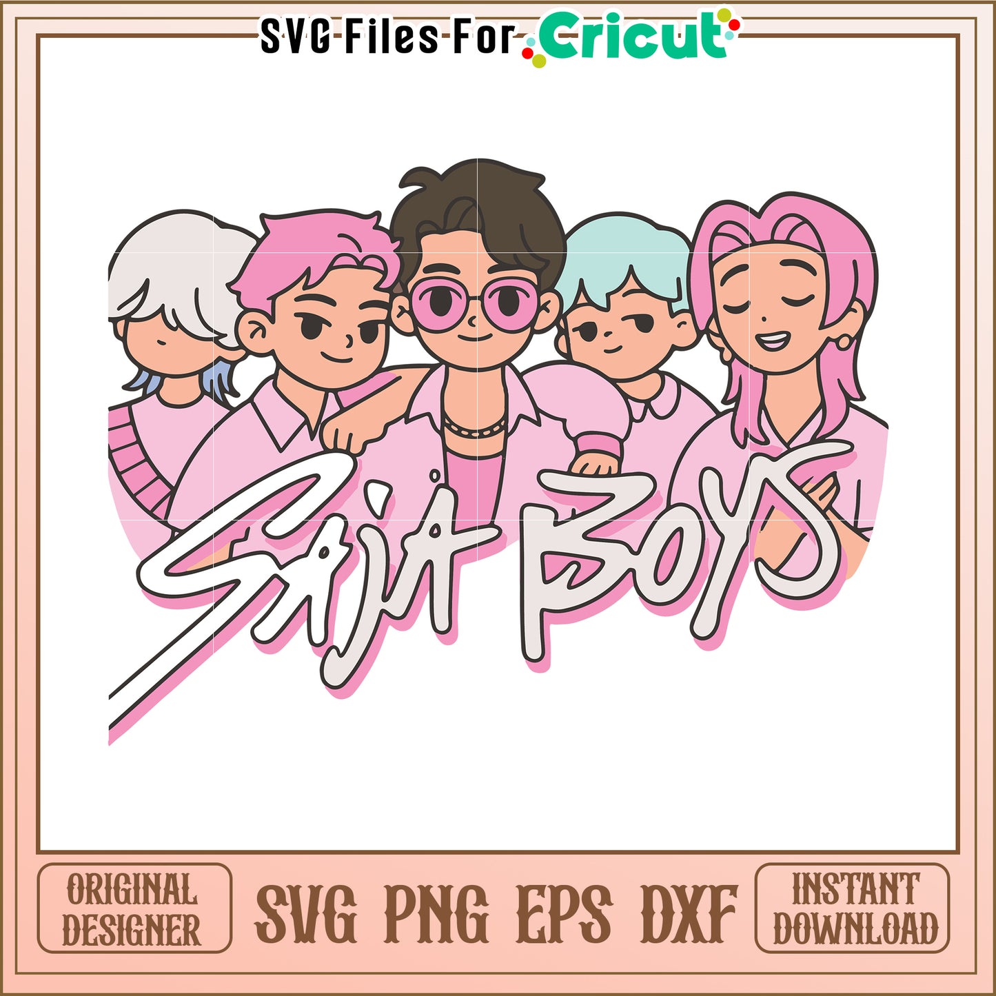 Saja boys logo svg, kpop demon hunters svg, kpop cartoon songs svg