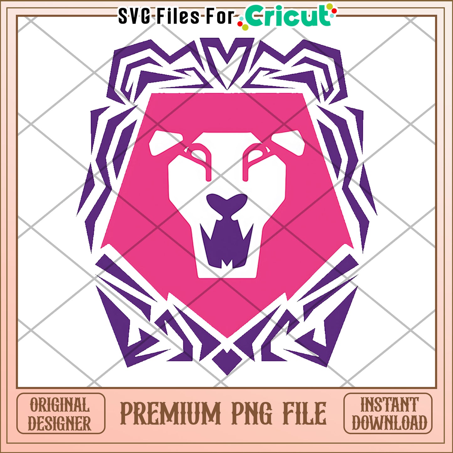 Saja boys pink lion logo png, kpop cartoon png, saja boys png