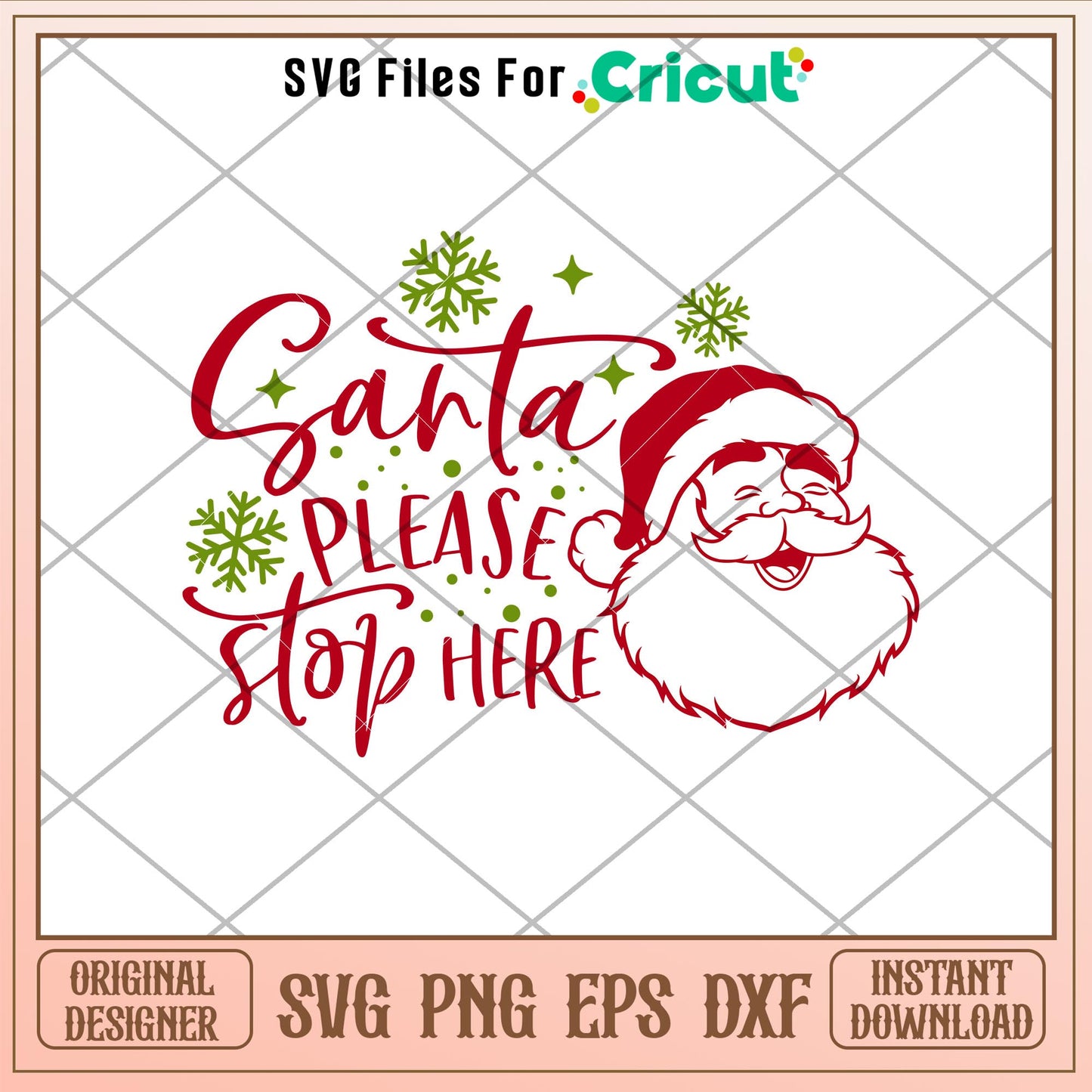 Santa Please Stop Here, Santa Please Stop Here Svg