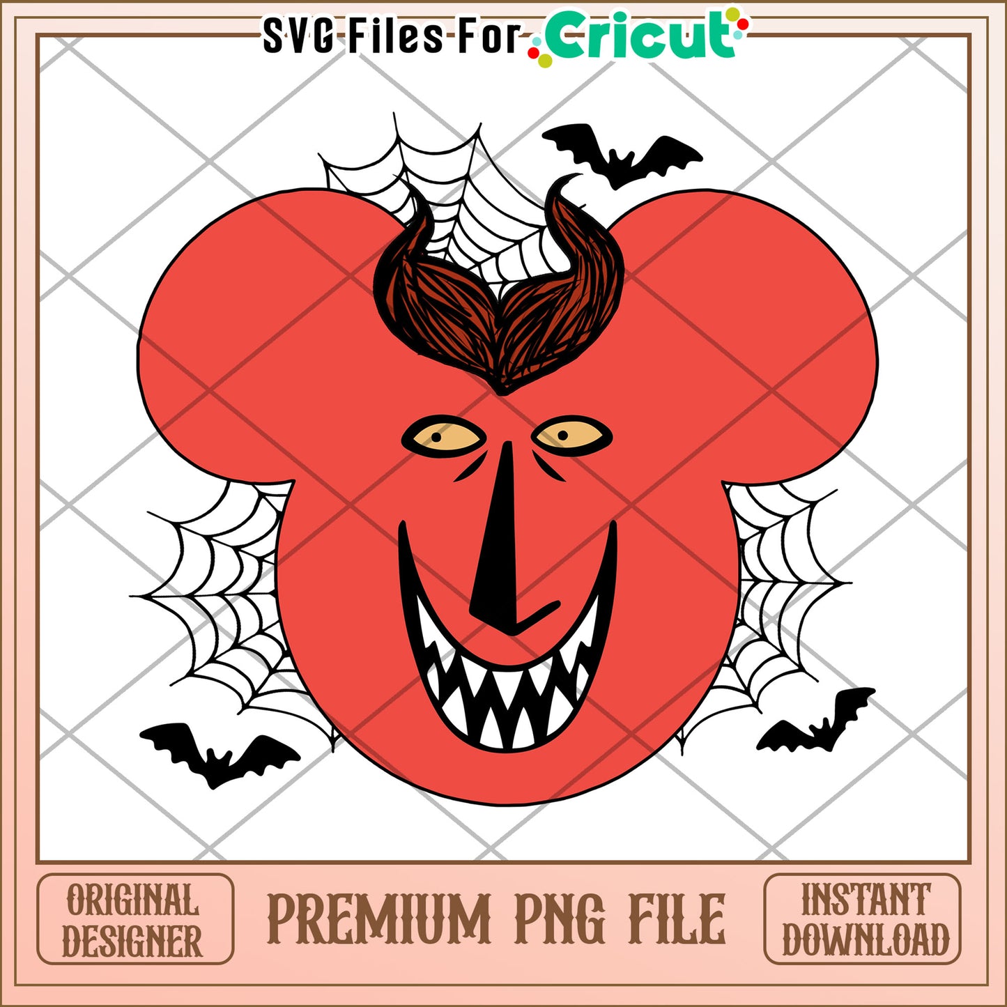 Scary lock mickey head png, hallow png, halloween wallpaper png