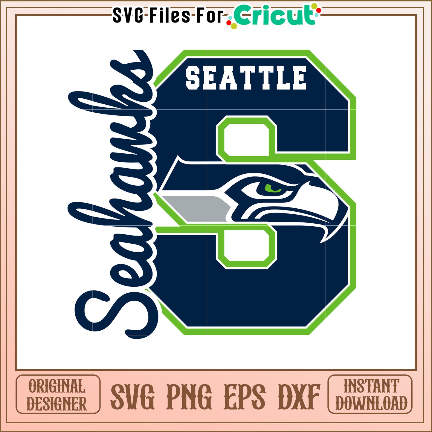 Seattle Seahawks SVG Design for Fans and Crafters