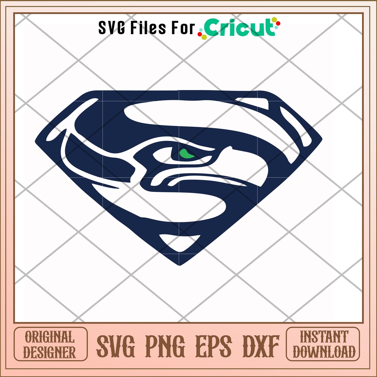 Seattle Seahawks superman svg, Seattle Seahawks svg, new nfl svg