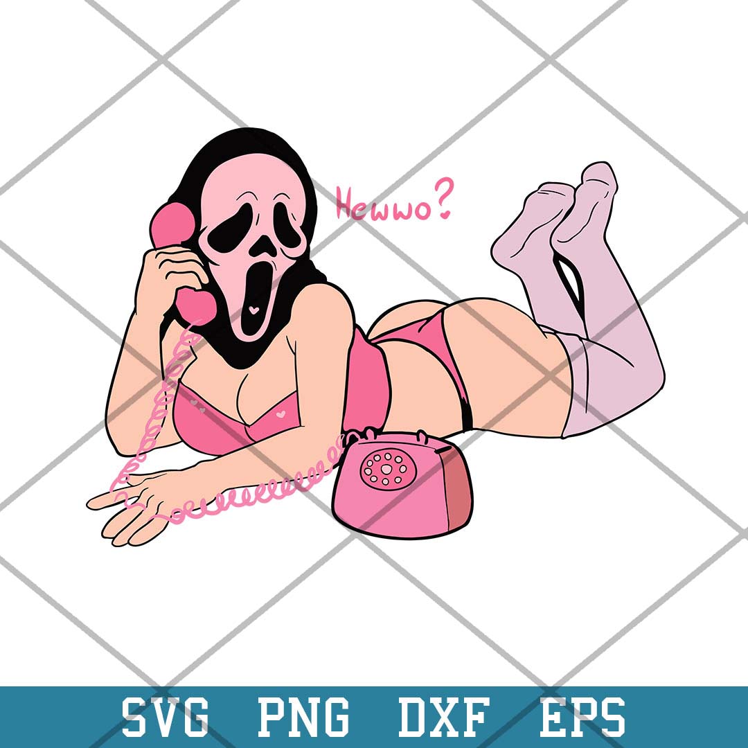 Sexy Ghostface Horror Svg, Ghostface Svg-Svgfilesforcricut
