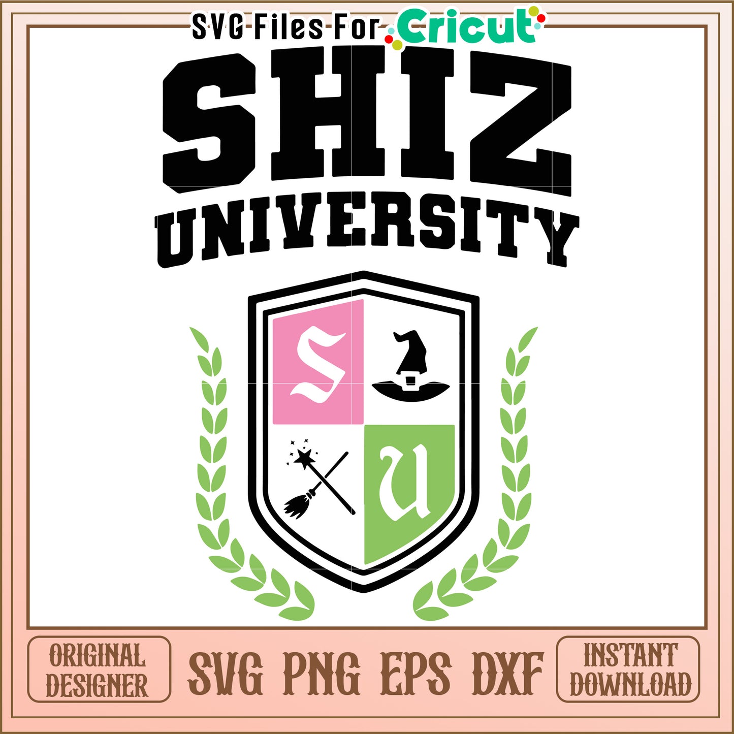 Shiz University logo design, perfect for students and alumni