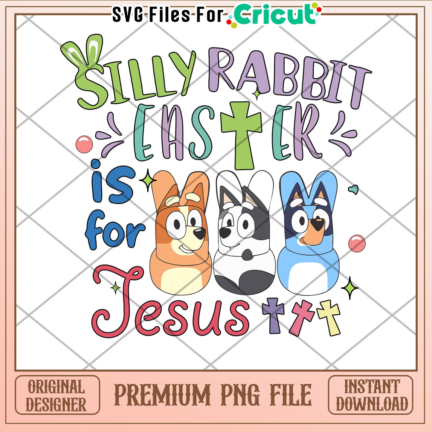 Silly Rabbit Easter PNG for Jesus
