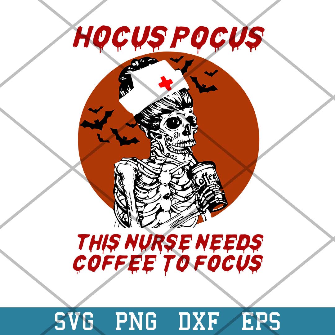 Skull Nurse Halloween Svg, Halloween Svg-Svgfilesforcricut